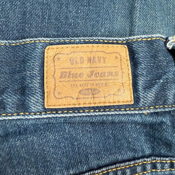 Old Navy Women's Boot Cut Low Waist Jeans, S 10, Dark Distressed, Y2K 2003 2/$25 - Picture 7 of 10